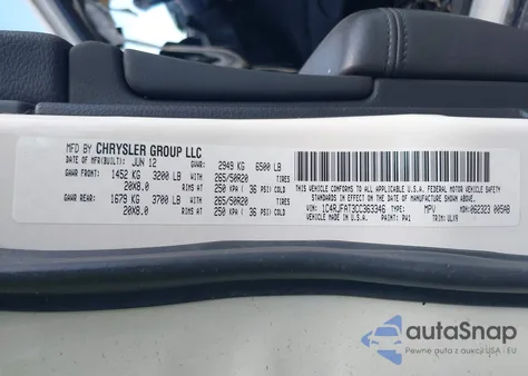 2012 Jeep Grand Cherokee Laredo from USA, damaged, VIN 1C4RJFAT3CC363346